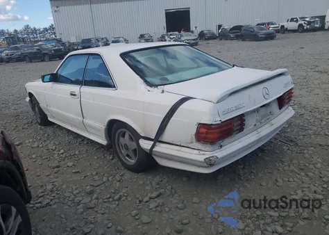 1984 Mercedes Benz 500Sec из США, поврежденный, VIN WDB12604412007325